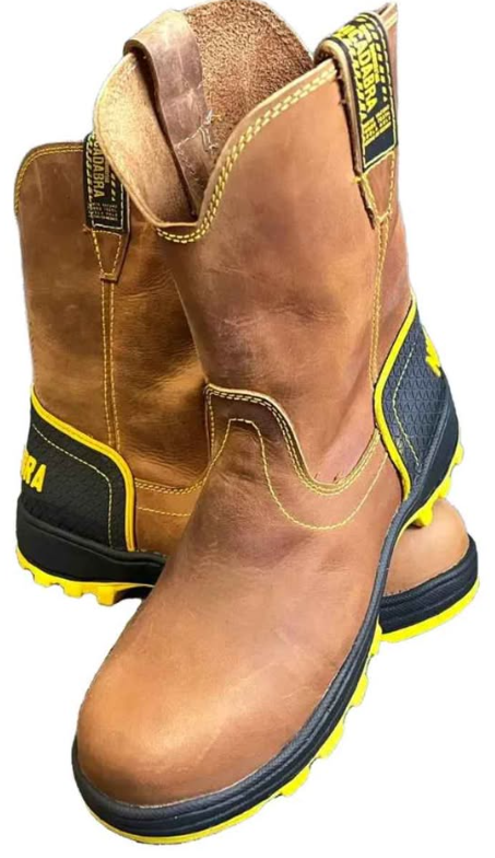 NICADABRA ROPER - Bota Industrial Casco Poliamida OCRE