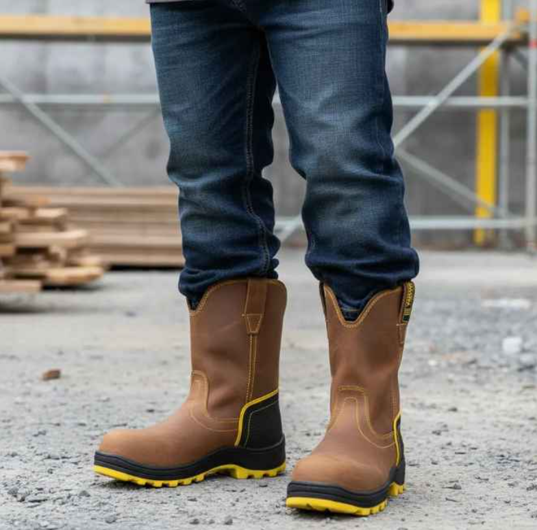 NICADABRA ROPER - Bota Industrial Casco Poliamida OCRE