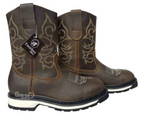 BOTA TAURINO TABACO - Bota Industrial Casco Acero CHOCOLATE