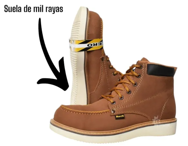 BOTA ROCK HANDER MOD 200 - Bota Industrial Casco Acero