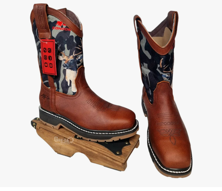 BOTA ESPINOZA CONDOR - Bota Industrial Casco Acero  CAM VENADO