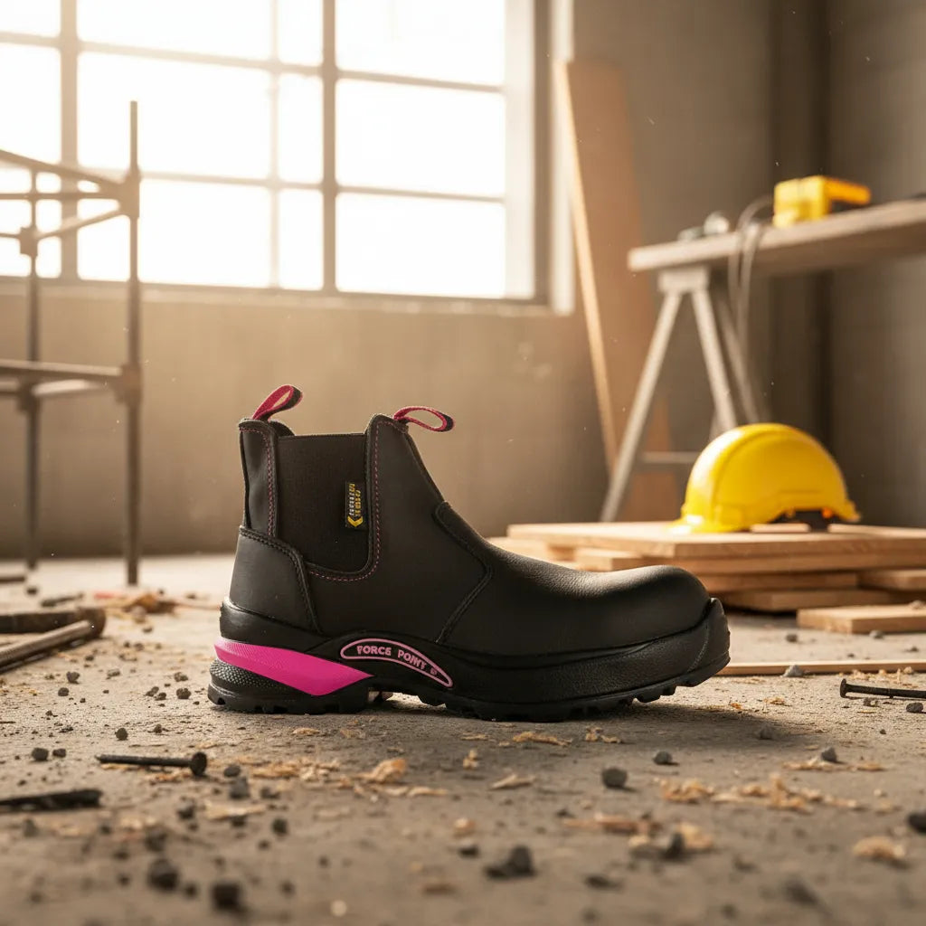 LIQUIDACION FORCE 5046 - Bota Industrial (ROSA) Dielectrica